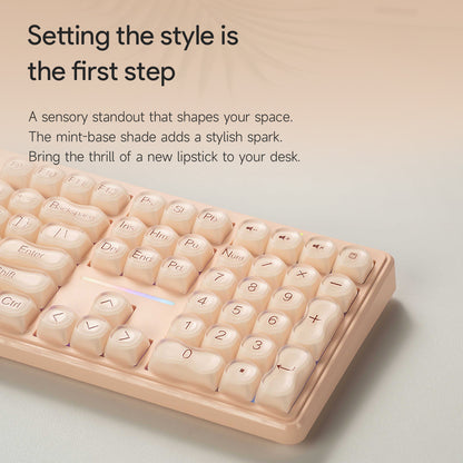 Furycube IP108 Mechanical Feel Wireless Keyboard with RGB Backlight