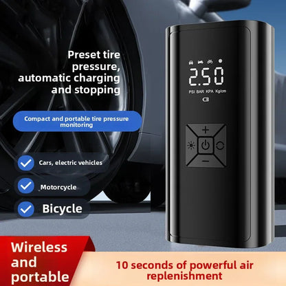 Car-Mounted Air Pump for Effortless Tire Inflation - ZeeTec Store