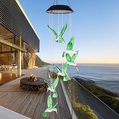 Solar garden lamp LED Lighting Wind Chine Design for Festive Season