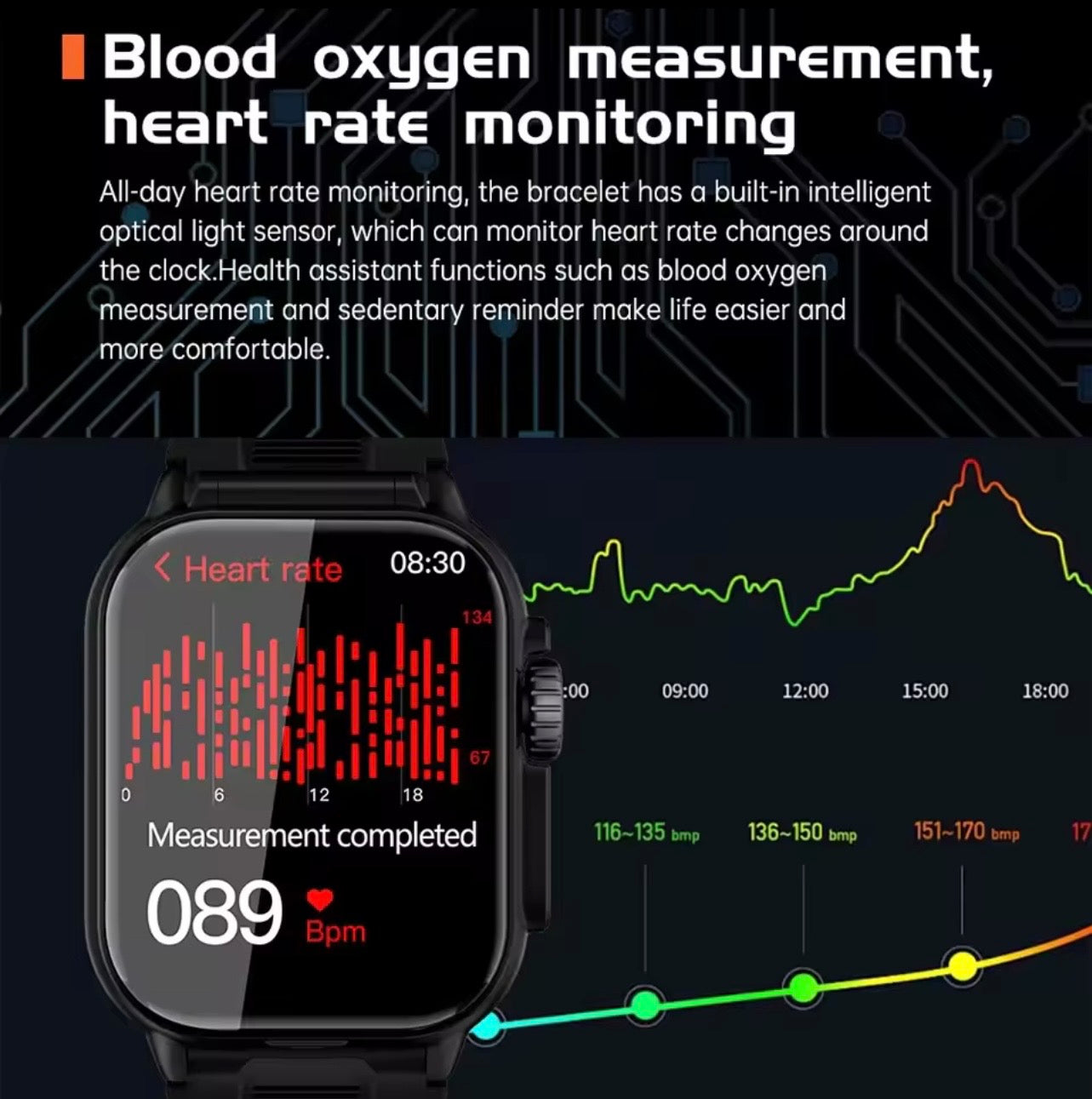 GT8BUDS Smart Watch with Bluetooth Headset