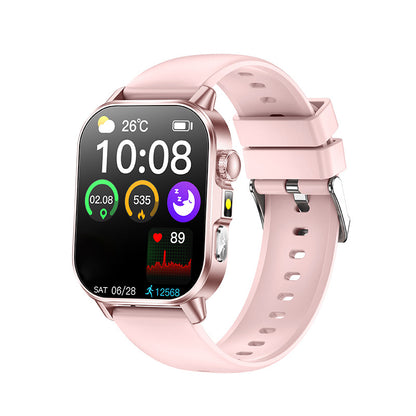 Smart Watch AMOLED Ultra-Retina Screen with Bluetooth Calling and AI-Powered algorithms for personalized health data analysis.