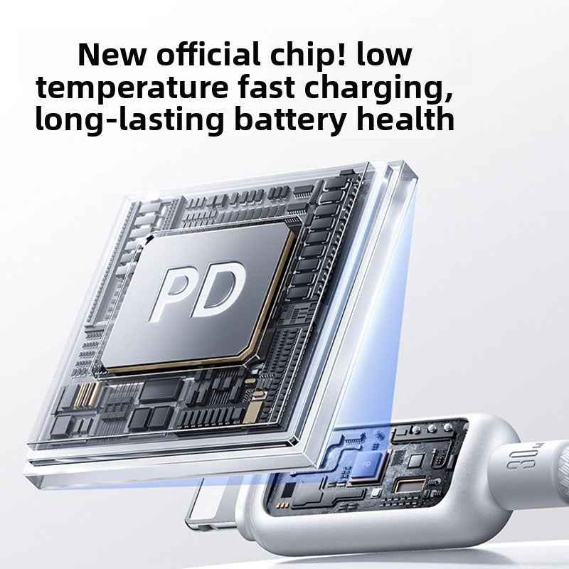 Smart Power-Off Fast Charging Cable with Indicator Light
