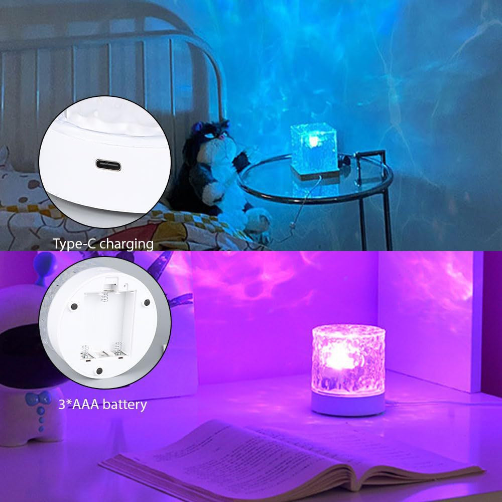 16-color ocean light wave desk lamp