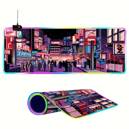 Colorful LED Mouse Pad for Enhanced Gaming Experience - Super Large Luminous Design - ZeeTec Store