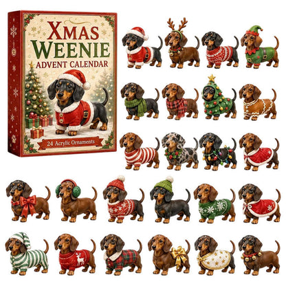 2026 Christmas Countdown Advent Calendar Acrylic Pendant Blind Box Festive Gift