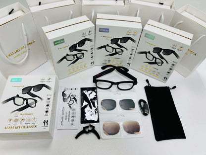 Multifunctional Smart Glasses, 8MP Camera, Local Storage - Built-in 32GB, Recording Function, AI Translation, Touch & Button Controls, Wireless Connectivity, Battery Capacity 220mAh