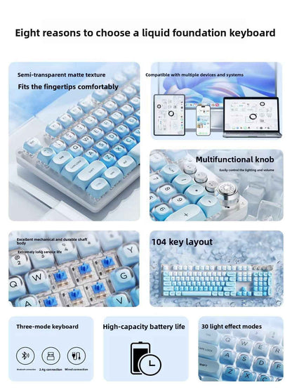 Forerunner Mechanical Keyboard with Blue Backlight