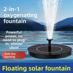 Solar Powered Floating Water Fountain