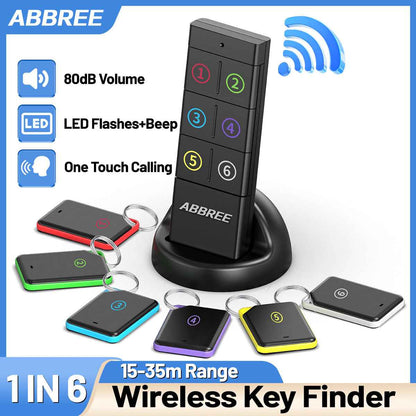 Home Anti-Lost Device - Remote Control & 6 Keys