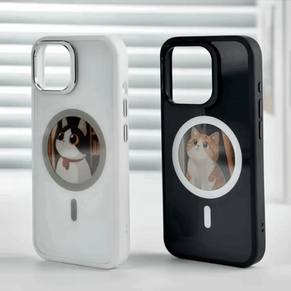 IPhone Case, DIY Custom Design – Upload any photo, NFC Smart Projection, Magnetic Charging Support - Compatible with MagSafe chargers, Premium Protection – Durable build, for iPhone 16/15/14/13 Pro Max