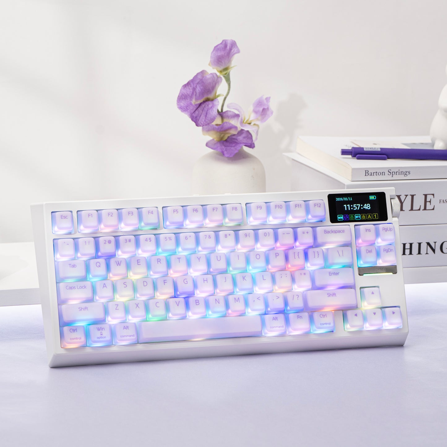 Epomaker G84Pro Customizable Screen Mechanical Keyboard