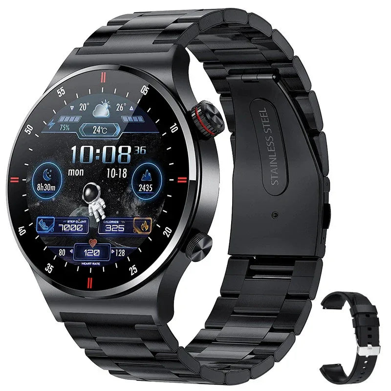 Bluetooth Smart Watch with Health Monitoring,1.28” IPS Full Touch Screen,Bluetooth Calling| Remote Camera Control|Step counting|activity tracking|heart rate|blood pressure|blood oxygen|sleep,Battery Up to 7 days - ZeeTec Store