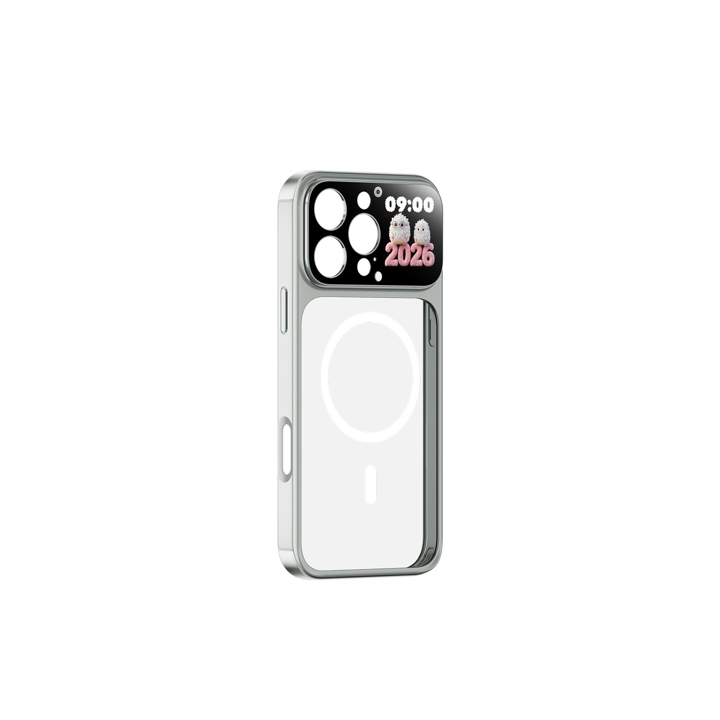 Transparent Magnetic iPhone Case with screen customizable