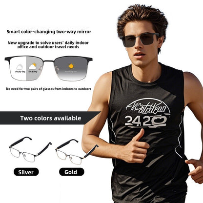 AI Translation Bluetooth Smart Glasses Calls Music