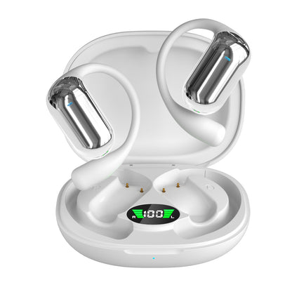 Open-Ear Wireless Bluetooth Headphones with AI Translation Sports optimized