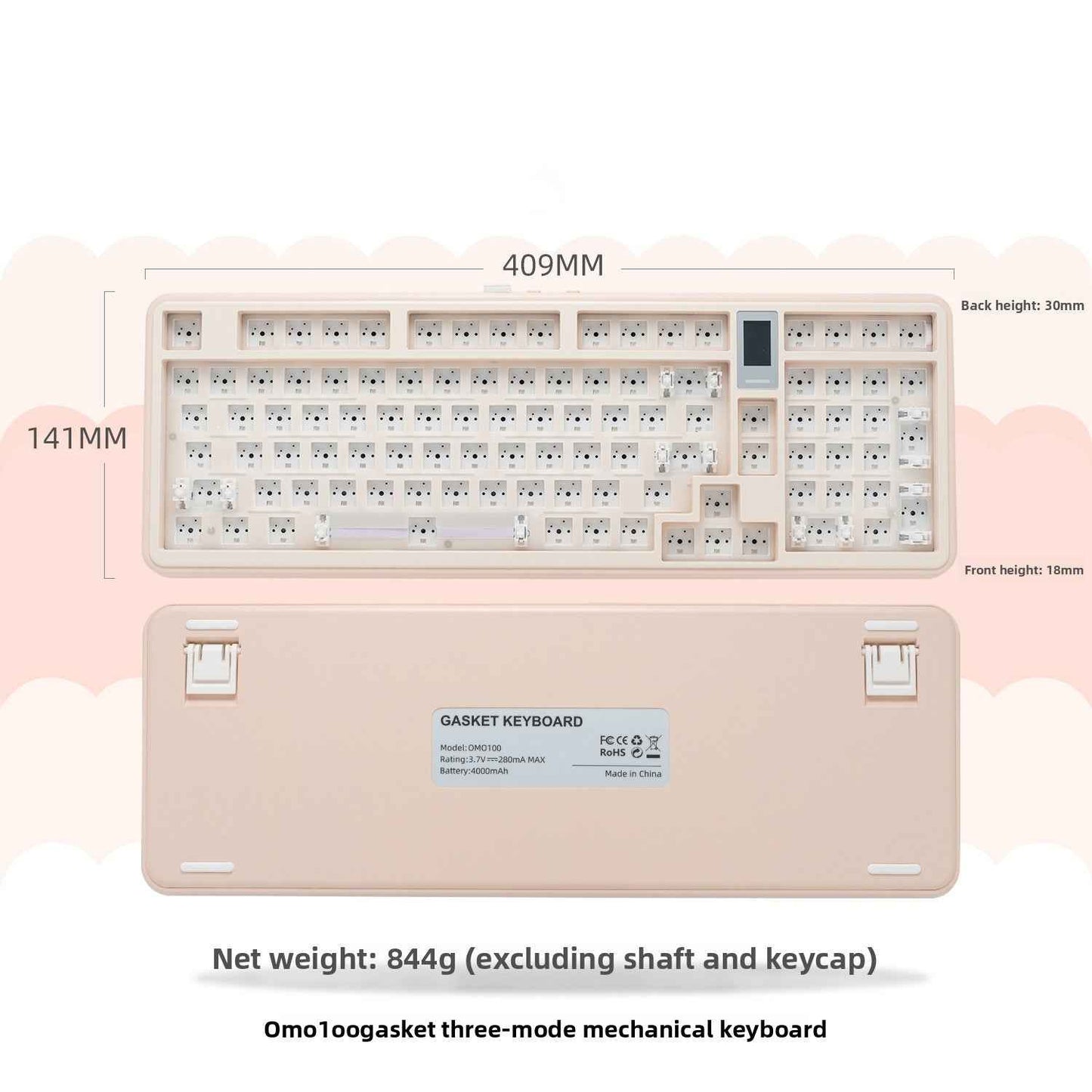 OMO100 Three-Mode Mechanical Keyboard
