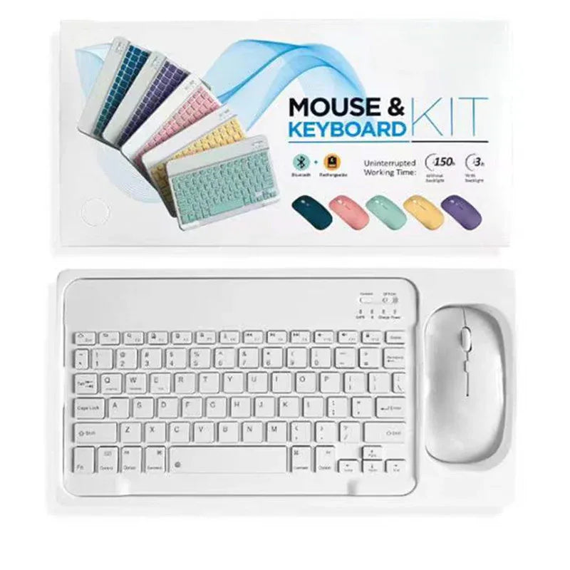 Bluetooth Keyboard and Mouse Combo for Ultimate Wireless Productivity - ZeeTec Store