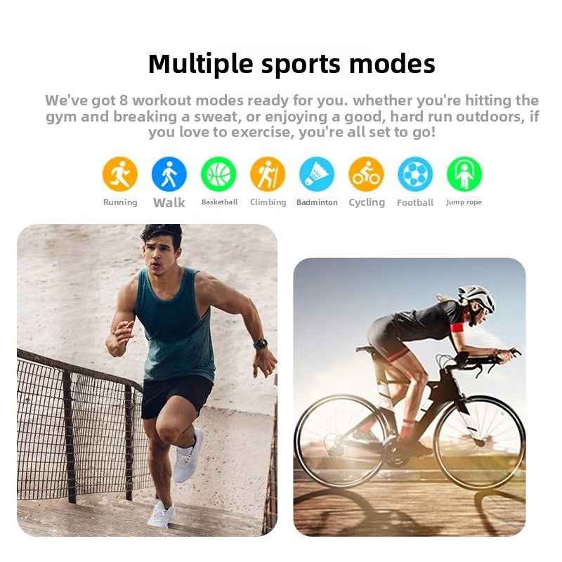 Bluetooth Health Monitoring Sports Smart Watch