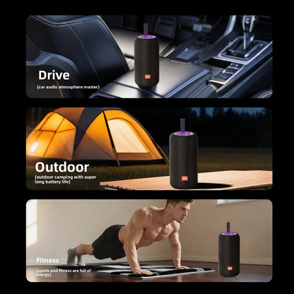 Bluetooth Speaker 100W AI TWS RGB Light Dolby Surround Waterproof