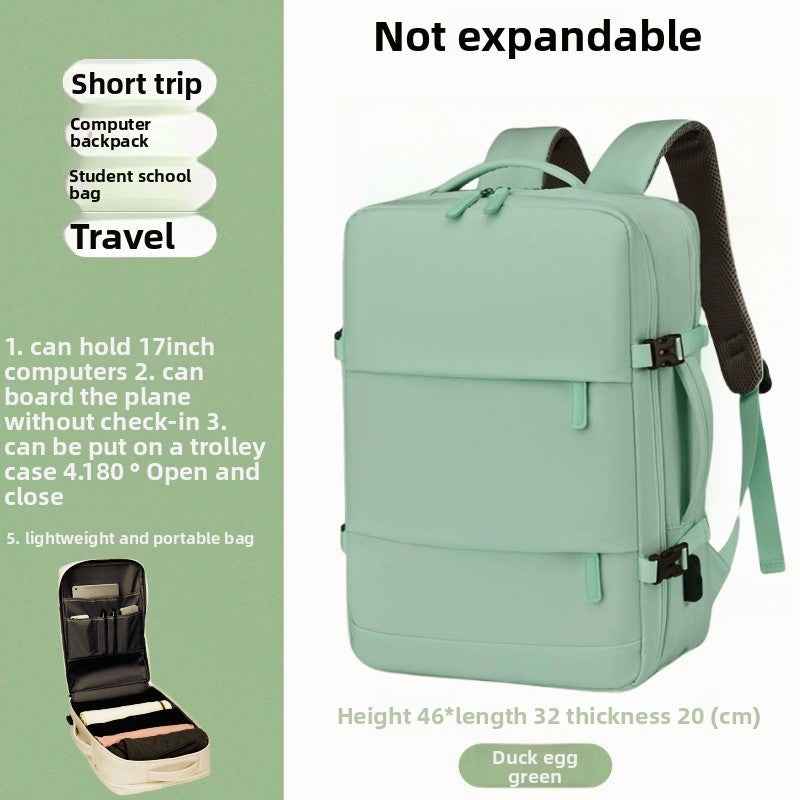 Expandable Travel Backpack with Laptop Compartment