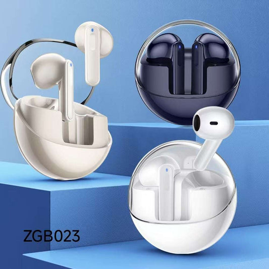 Wireless Bluetooth Headset, Transparent Design, Smart Touch Control, ENC Call Noise Reduction, Super Long Battery Life,