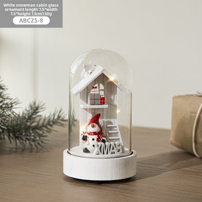 Glass Christmas Ornament Night Light