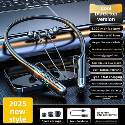 Hanging Neck Bluetooth Headset with Super Bass