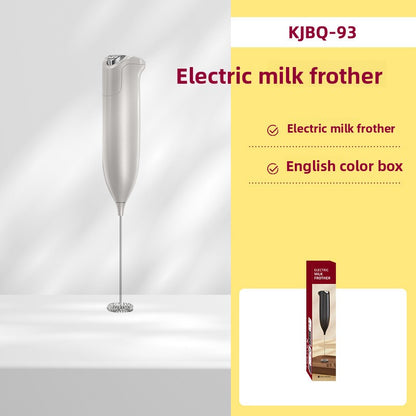 Rechargeable Handheld Electric Mixer with Interchangeable heads for mixing, frothing, and blending tasks