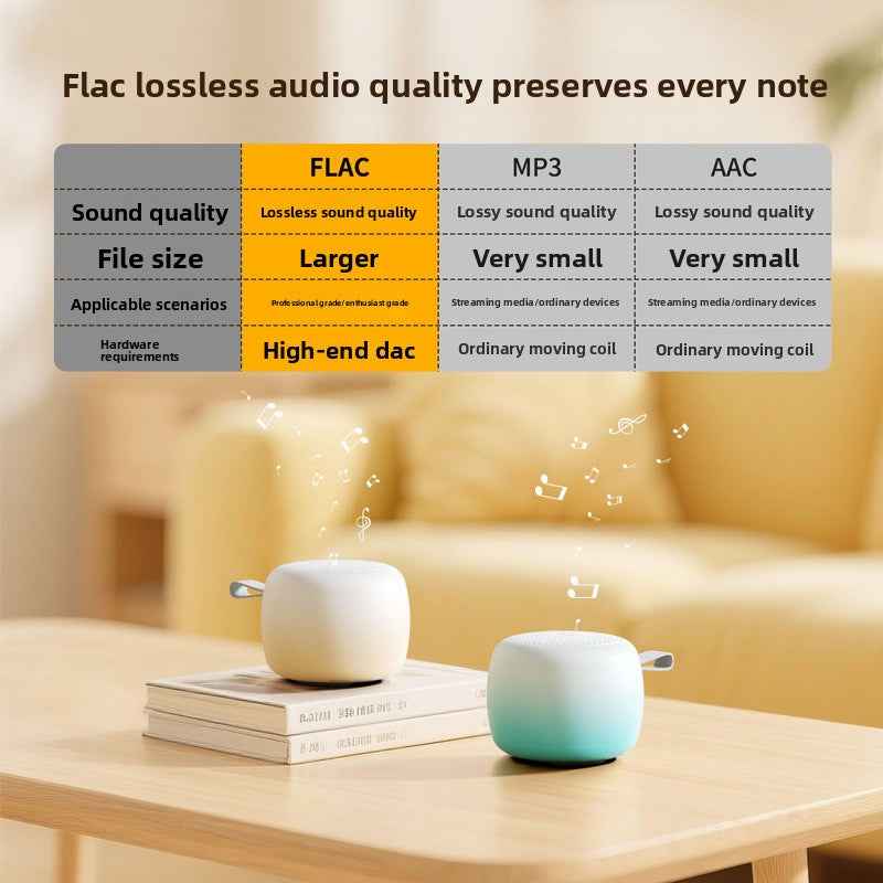 Smart Bluetooth Speaker AI Control Battery Powered