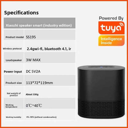 Smart Xiao Zhi Home Assistant Speaker with Voice Control and Infrared Remote
