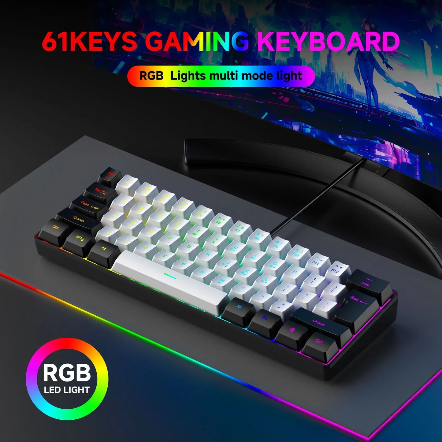 Gaming Keyboard and Mouse Combo - Enhance Your Gameplay with Precision and Speed - ZeeTec Store
