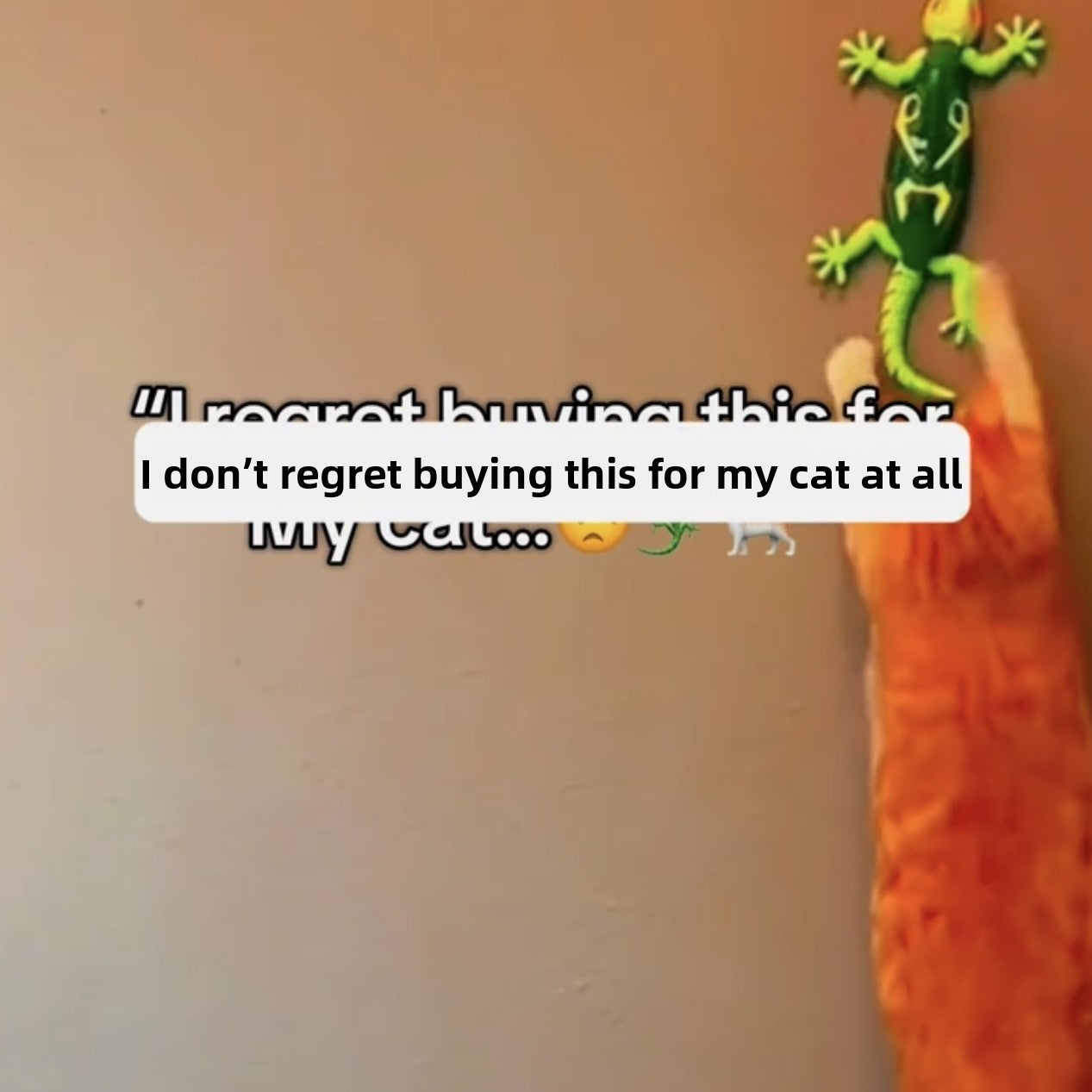 Electric Remote-Controlled Climbing Lizard Toy for cats