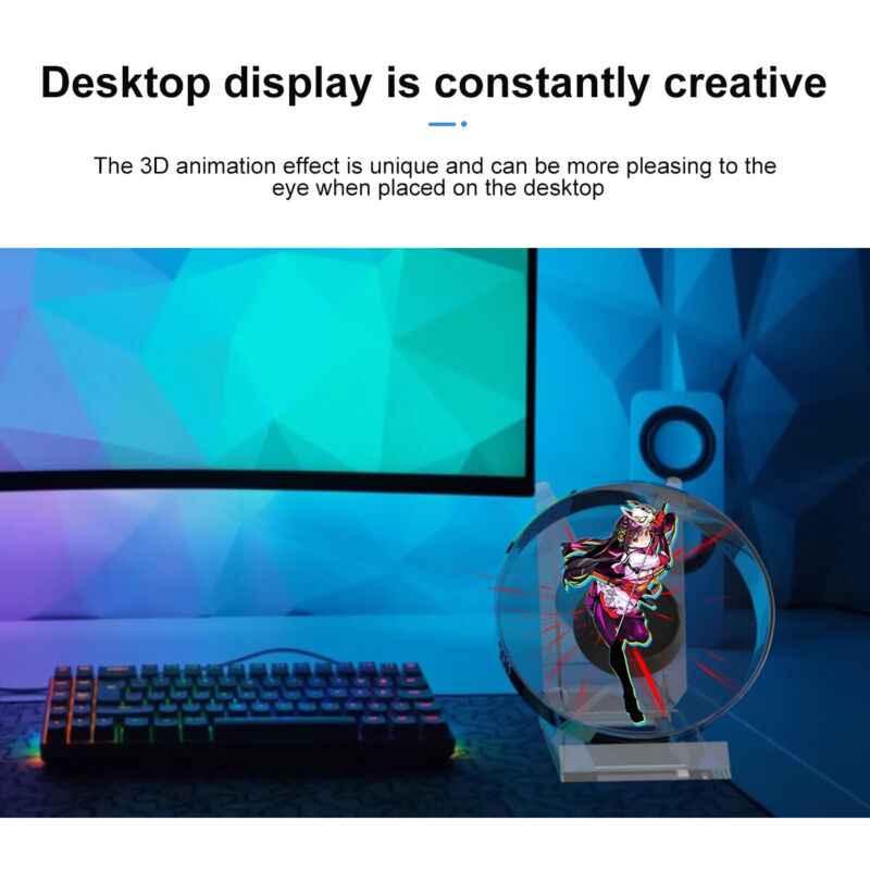 3D HOLOGRAPHIC FAN PROJECTOR, Transparent 8.8 cm Vivid 3D Holographic Display,Audio Playback & USB Powered,Upload/Create/Display 3D image or video,Wide View Angle & Brightness Adjustment,App/Remote/PC Control,Bonus Massive 3D Ready Image Video Library - ZeeTec Store