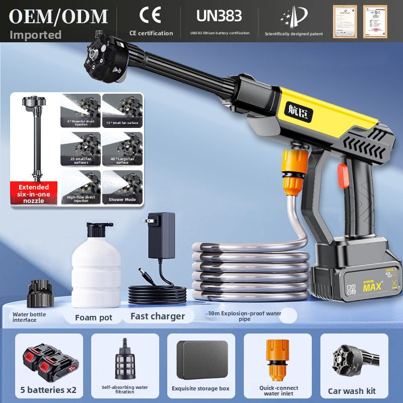 Wireless Lithium Battery Pressure Washer for Car