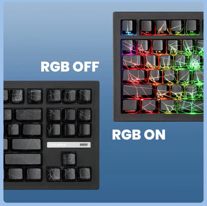 Zornher ZH870 Wireless Gaming Keyboard Three-Mode Full-Key Hot-Swappable - ZeeTec Store