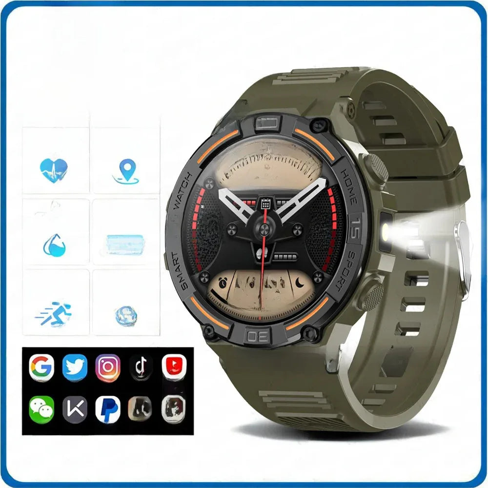 Bluetooth Smart Watch with Advanced Features and Health Tracking - ZeeTec Store
