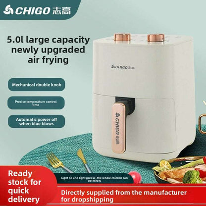 Smart Air Fryer with Visual Window, Smart Control, Large Capacity: 5L-6L, Multiple Models