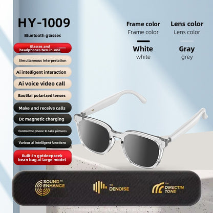 Smart AI Bluetooth Glasses with Translation and Music