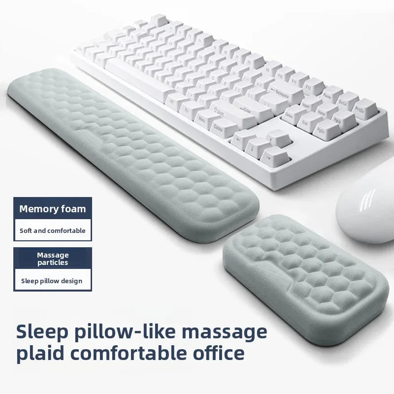 Ergonomic Keyboard Wrist Rest with Mouse Pad for Ultimate Comfort - ZeeTec Store