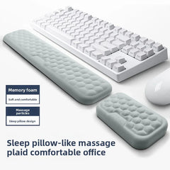 Ergonomic Keyboard Wrist Rest with Mouse Pad for Ultimate Comfort