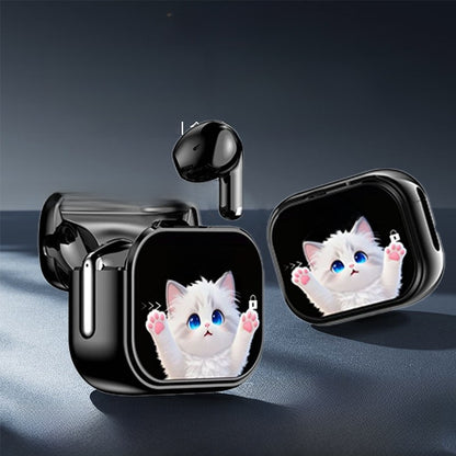 Noise reduction half ear AI smart translation Bluetooth headset