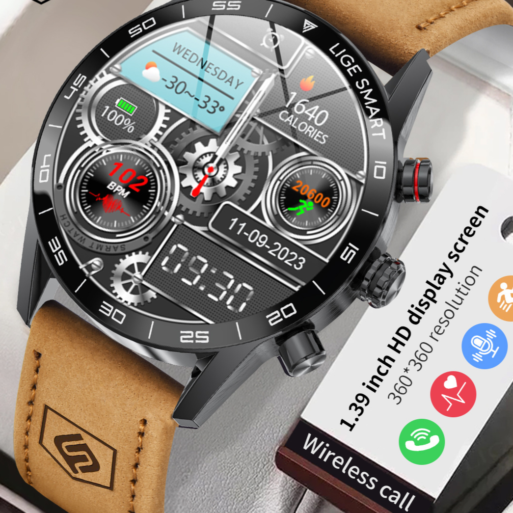Lige Sleek Multifunctional Bluetooth Smart Watch
