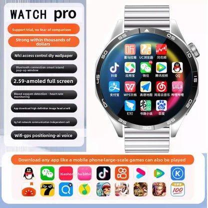 5G Smart Watch SIM card insertion Health Monitoring NFC Function