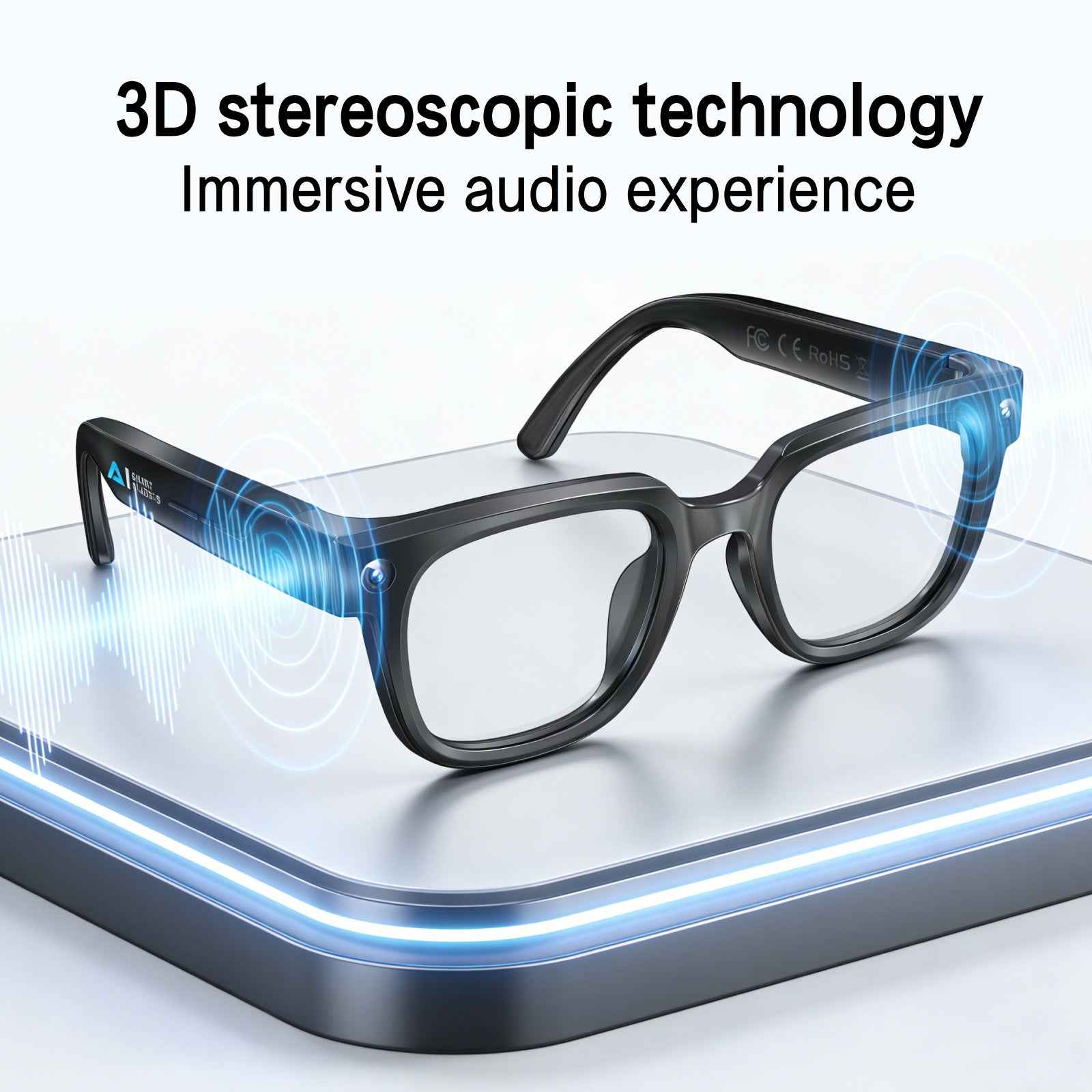 Smart Translation Glasses with Camera and Bluetooth