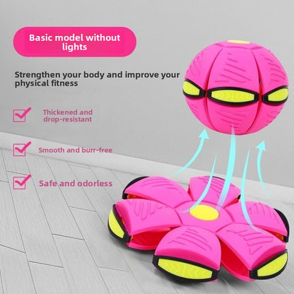 Magic Deformable Flashing Flying Saucer Ball