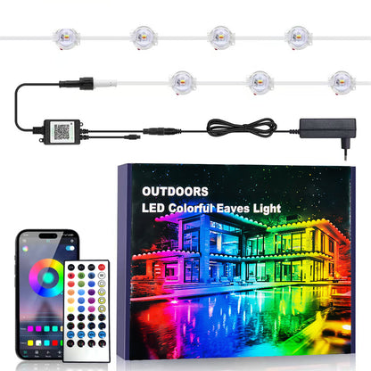 Waterproof RGB Smart LED String Lights with App Control