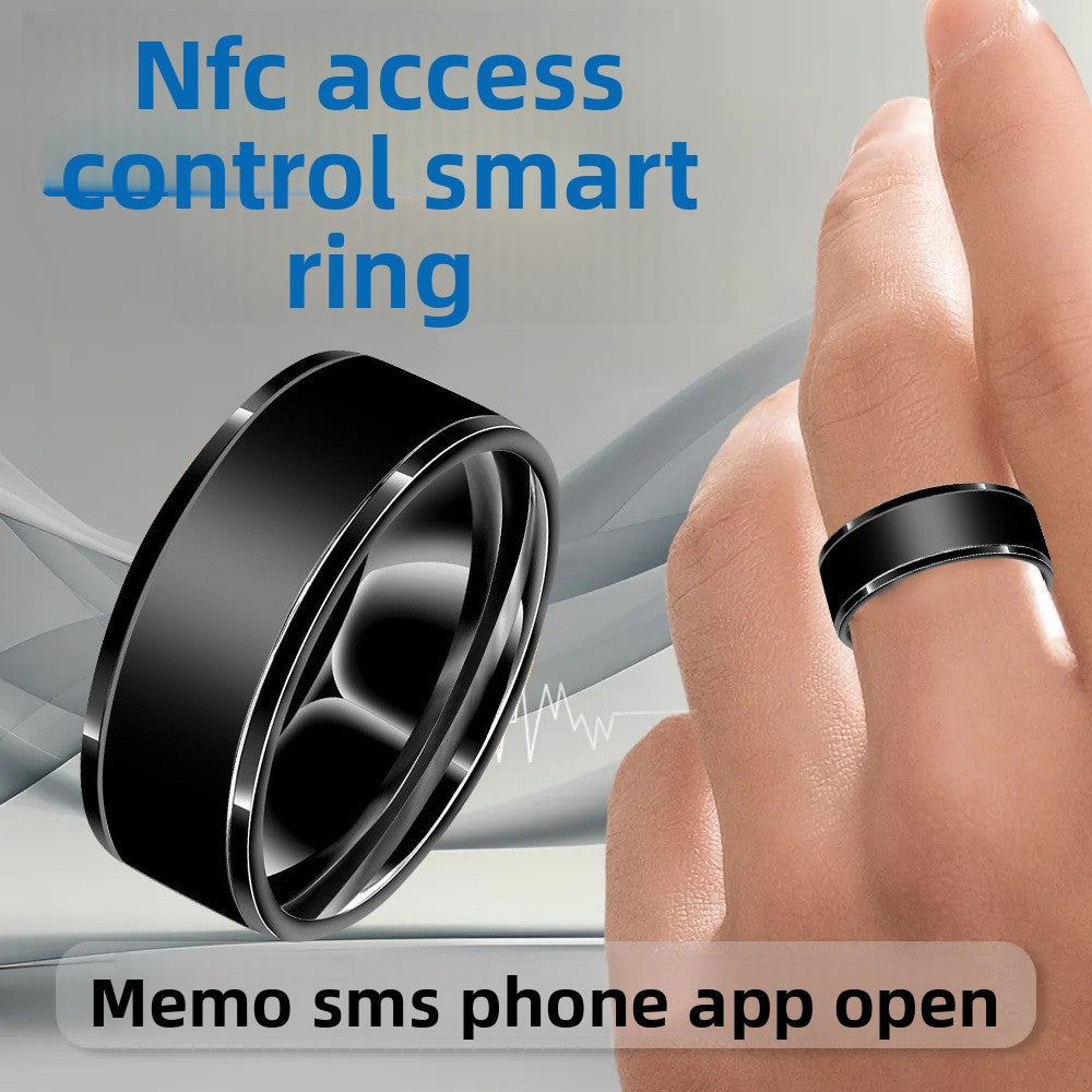 NFC Smart Ring Solar Charging Lightweight