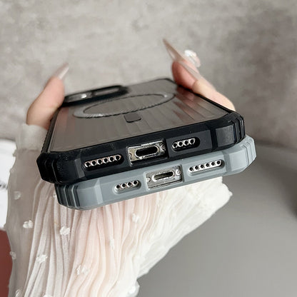Magnetic Phone Case for iPhone with Shockproof Corners and Anti-Slip Grip