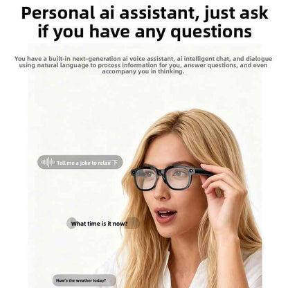 Smart Translation Glasses Camera Bluetooth Ai Assistance