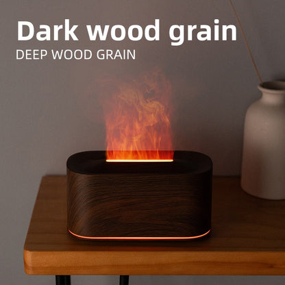 Ultrasonic Aromatherapy Humidifier with Flame Effect